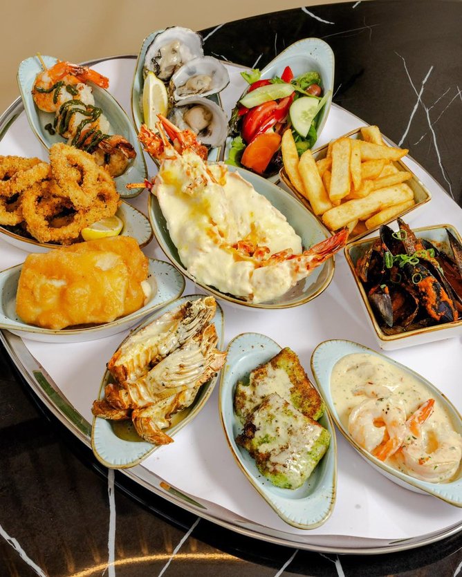 Designed for two to share and available on The Cray Seafood and Grill lunch or dinner menu.