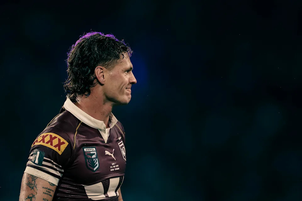 Kalyn Ponga is sent off in State of Origin Game 1.