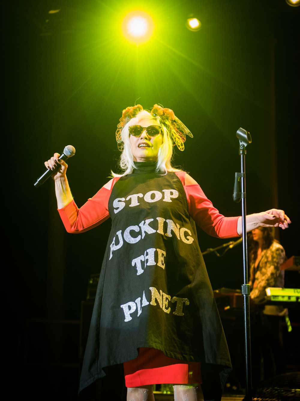 Debbie Harry onstage at the Roundhouse, London, in 2017