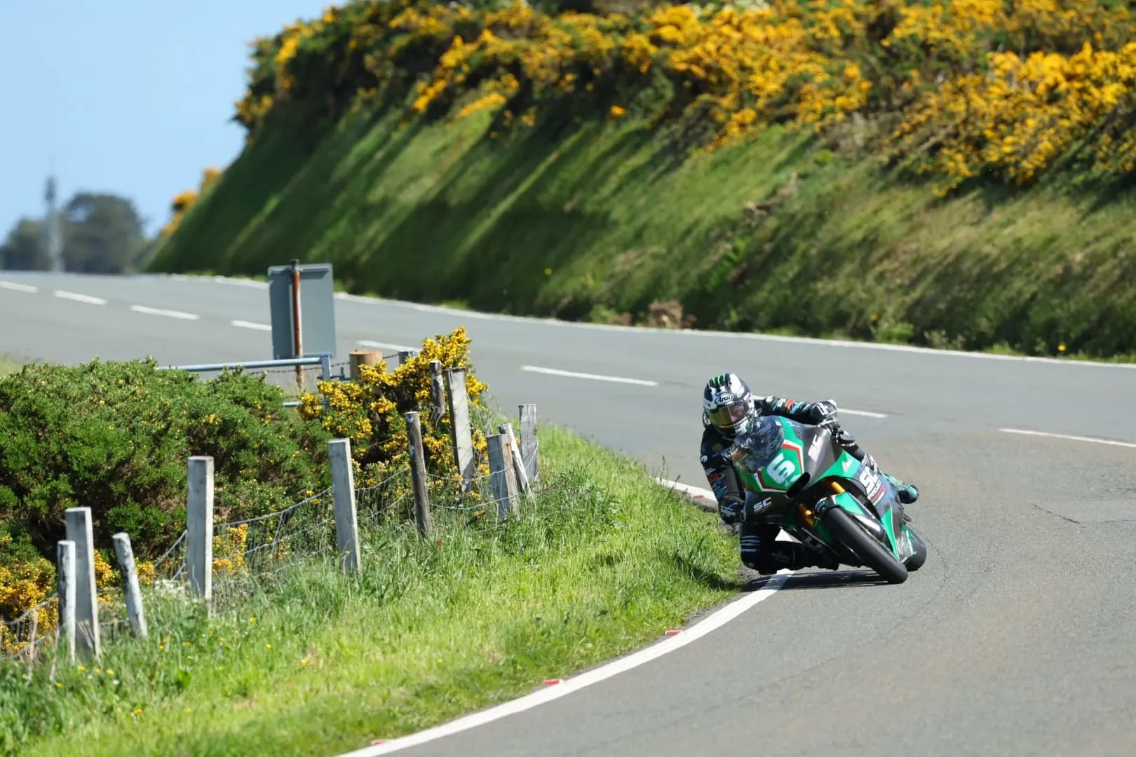 Michael Dunlop on his Paton Supertwin machine