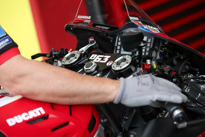 Ducati bike detail