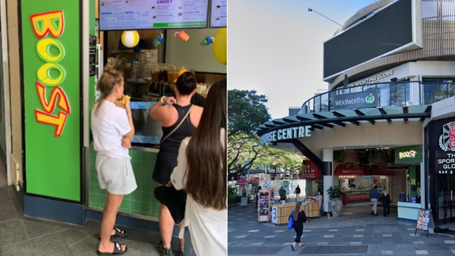 The company behind four long-running Boost Juice stores at Paradise Centre, Robina, Australia Fair and Surfers Paradise has collapsed into liquidation.