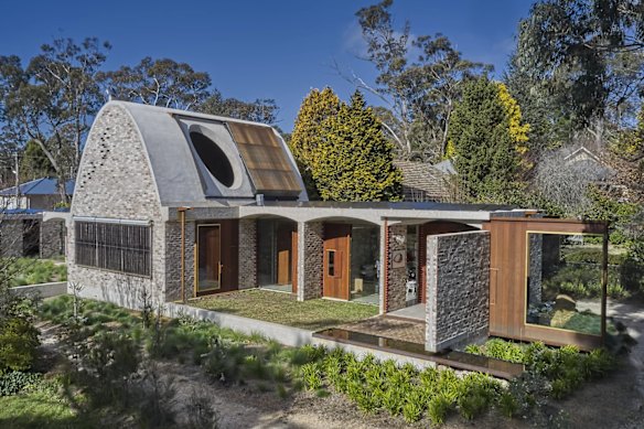 The open-plan home was designed for a wheelchair user.