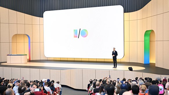 Chief executive Sundar Pichai at Google I/O.