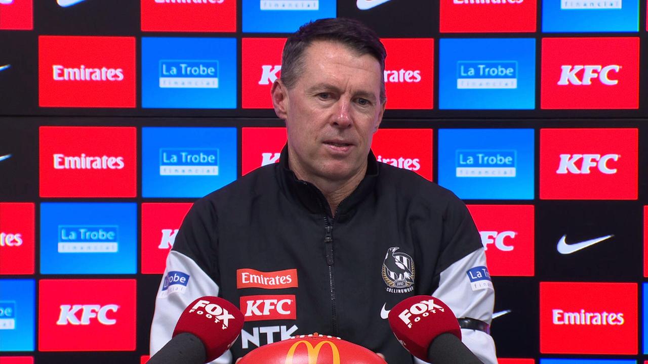 AFL 2026: Western Bulldogs defeat Collingwood by four points, Craig McRae press conference, says Magpies are middle of the road, video, highlights