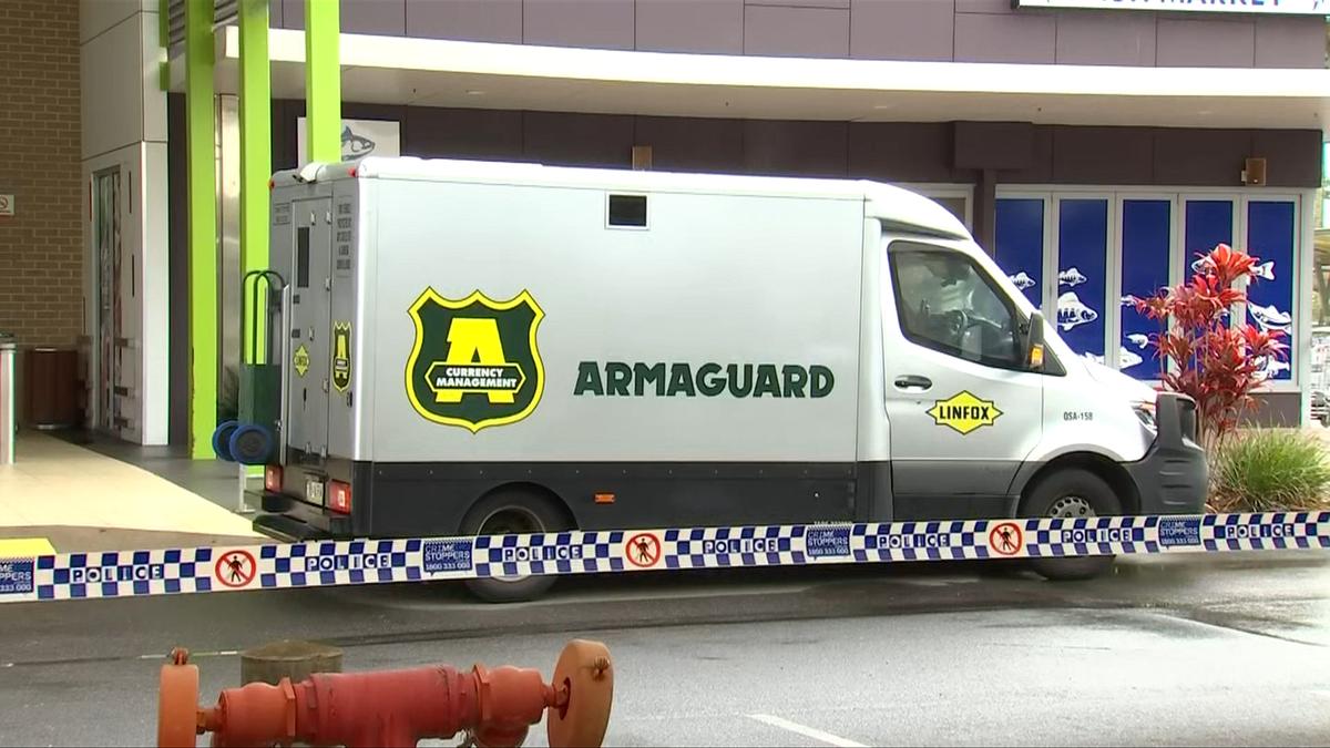 Man arrested after alleged Armaguard robbery at Eli Waters shopping centre near Hervey Bay