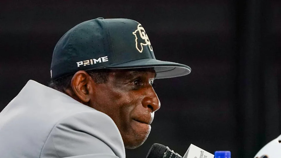 Coach Prime is optimistic.© Raymond Carlin III-Imagn Images