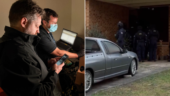 More than $5million in cryptocurrencies and drugs have allegedly been seized in police raids across NSW.