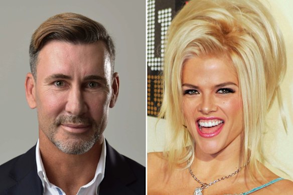 Cameron Hoy and Anna Nicole Smith.