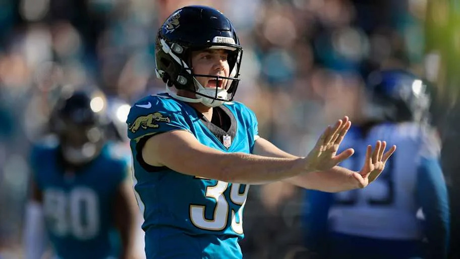 Jacksonville Jaguars place kicker Cam Little