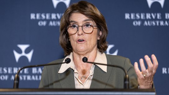 Reserve Bank governor Michele Bullock.