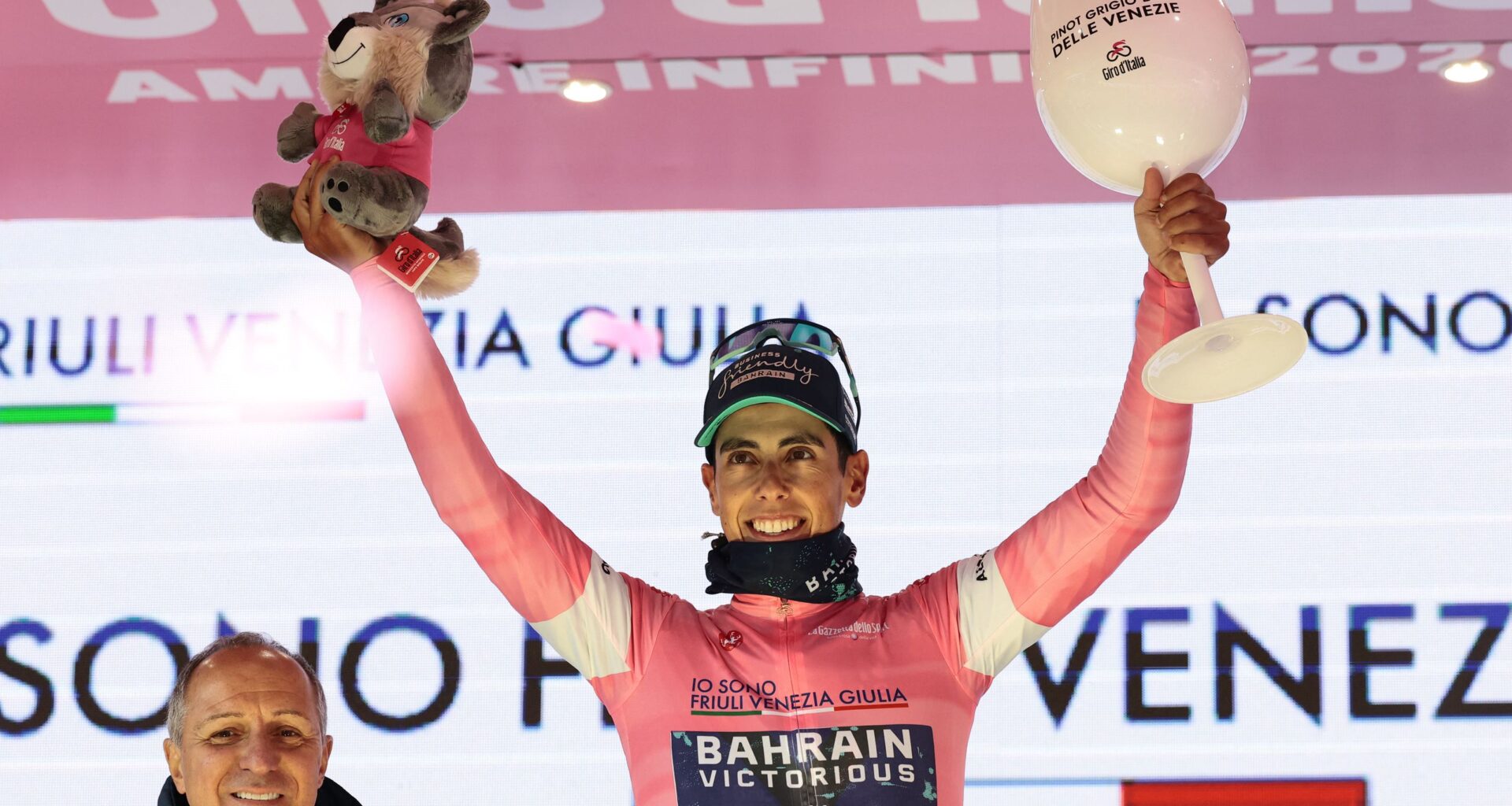 'My Giro is done' - Afonso Eulálio impresses on Corno delle Scale but recognises days in maglia rosa are numbered