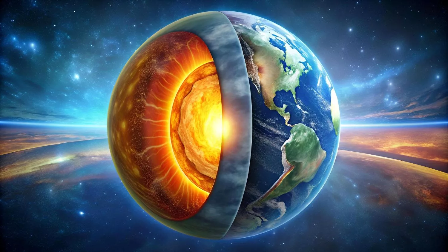 Earth’s Core Reversed Direction Beneath the Pacific Ocean