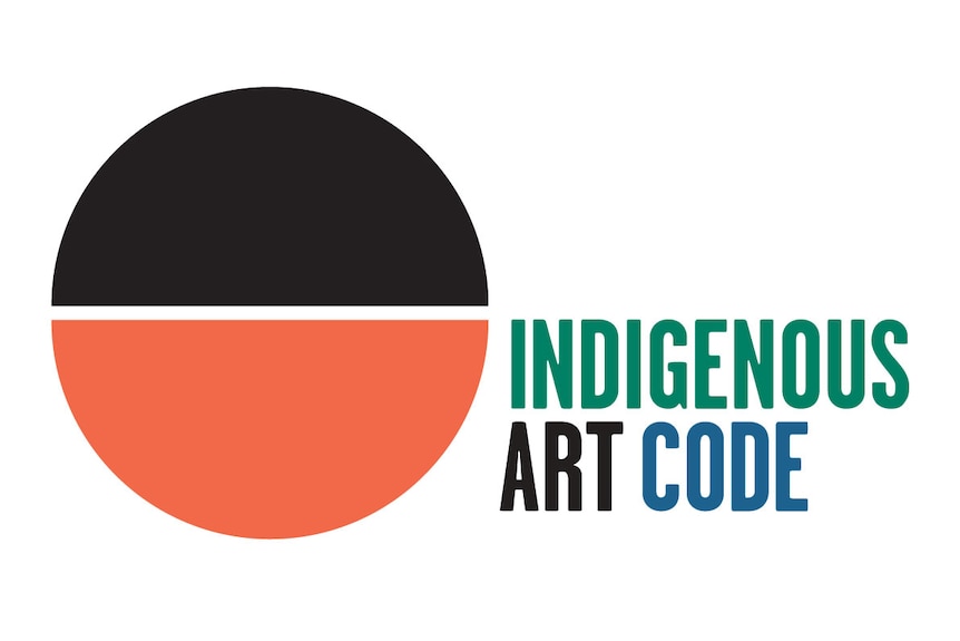Indigenous Art Code's logo.