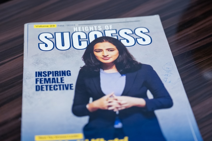  A woman on Success magazine cover.