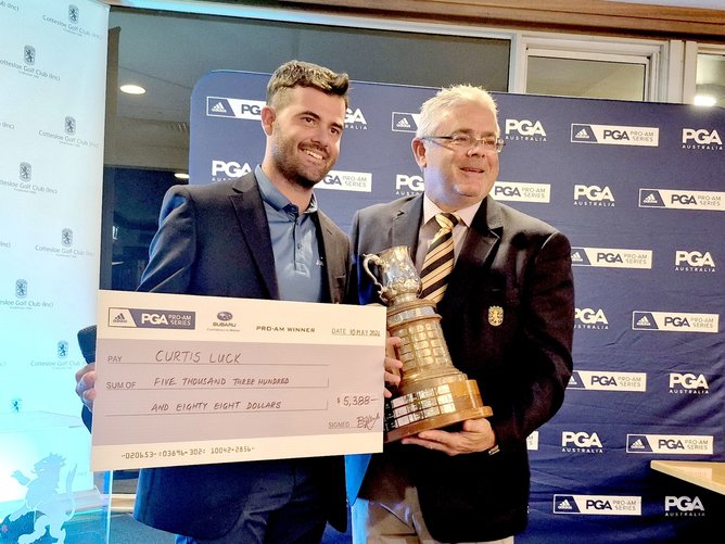 Winner of the 2026 Cottesloe open Curtis Luck.