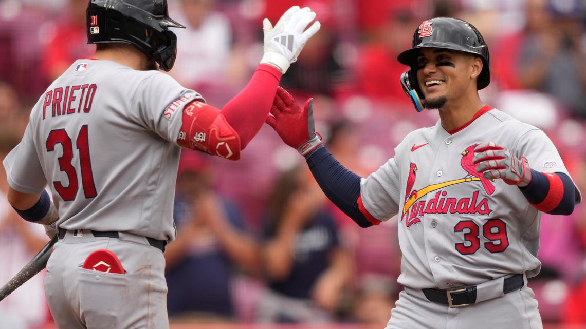 Torres shines in MLB debut as Cardinals split doubleheader with Reds
