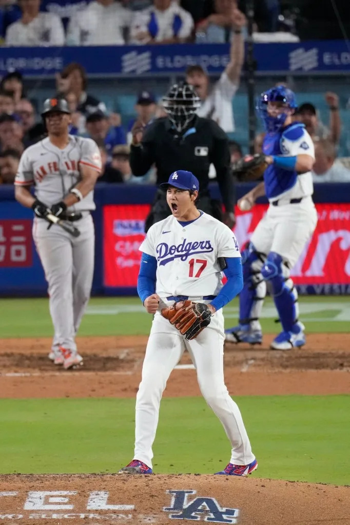 Ohtani already had the best early-season stats of any big-league starter before Wednesday night. AP
