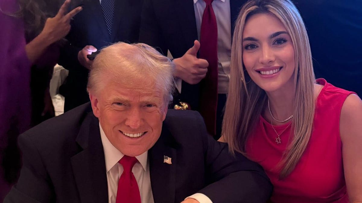 Emily Austin and President Trump