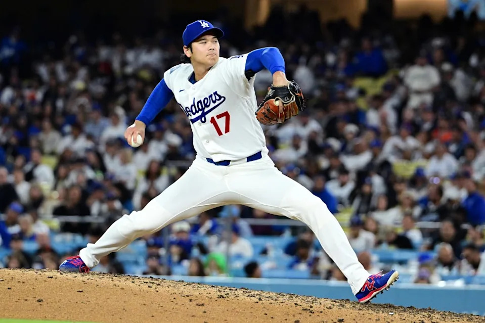 How well Shohei Ohtani will hold up in his return to a full-time two-way role this year remains somewhat in question, amid his <a href="https://sports.yahoo.com/articles/dodgers-planning-slumping-shohei-ohtani-001959997.html" data-ylk="slk:recent and perplexing slump at the plate;elm:context_link;itc:0;sec:content-canvas;outcm:mb_qualified_link;_E:mb_qualified_link;ct:story;" data-yga="{"yLinkElement":"context_link","yModuleName":"content-canvas","yLinkText":"recent and perplexing slump at the plate"}" class="link yahoo-link">recent and perplexing slump at the plate</a>. Wally Skalij for CA Post