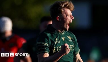 Ben Murphy celebrates try