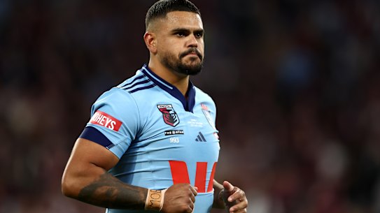 Focused: Latrell Mitchell has cut out alcohol.