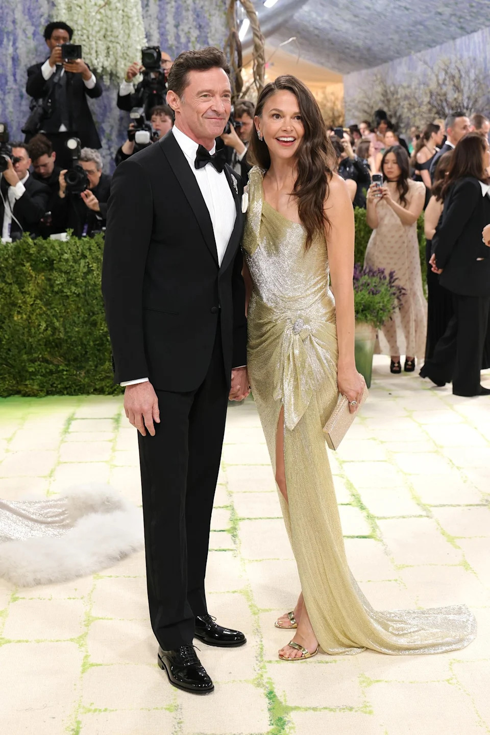 Hugh Jackman and Sutton Foster (Getty)