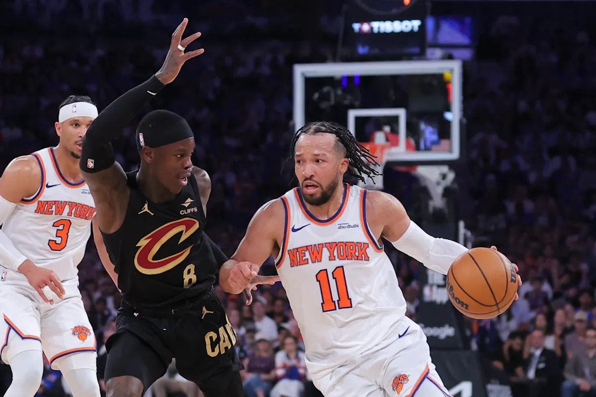 Jalen Brunson leads Knicks out of 22-point hole to stun Cavaliers in OT, take 1-0 lead in Eastern Conference finals