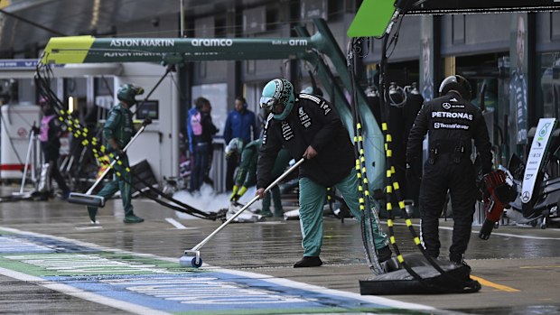 Heavy rain usually halts proceedings at Formula 1 weekends.