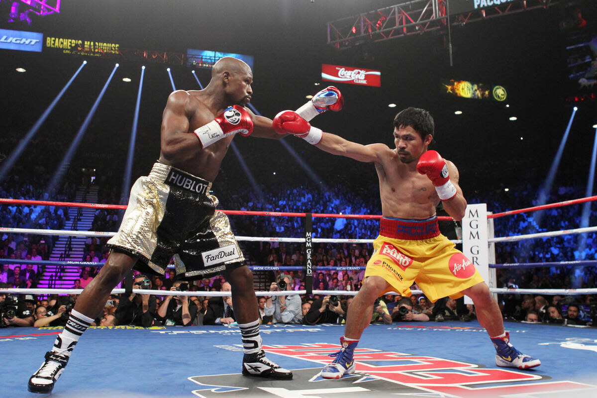 Floyd Mayweather vs. Manny Pacquiao 2 loses Sphere date to Eagles concert, putting rematch further in doubt