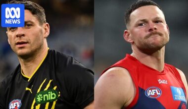 Charges dropped against AFL players Dion Prestia and Steven May over alleged brawl