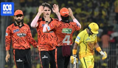 Pat Cummins propels Sunrisers Hyderabad into IPL playoffs after win over Chennai Super Kings