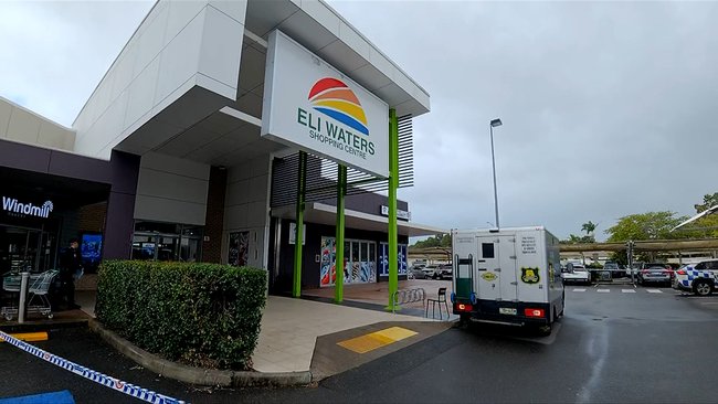 Parts of Eli Waters Shopping Centre was declared a crime scene.