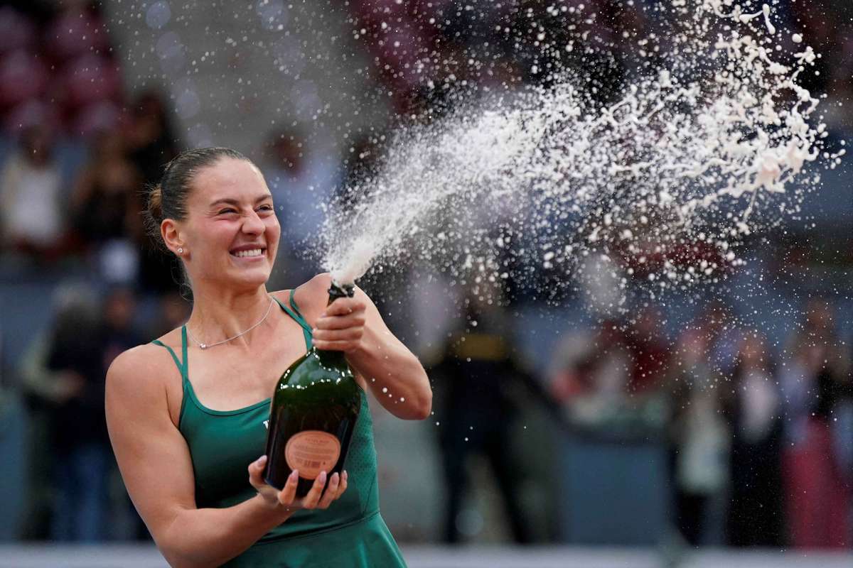 Marta Kostyuk hails 'lucky shorts' after victory in Madrid