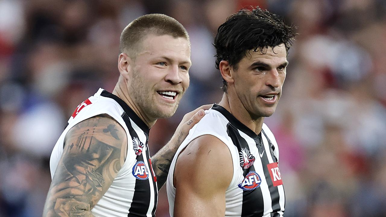 AFL 2026: Jordan De Goey on Scott Pendlebury, connection, record game, Collingwood v West Coast, reaction, latest news