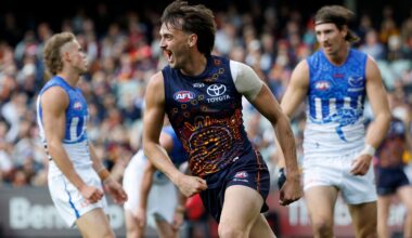 Crows make a statement with stunning Roos thrashing