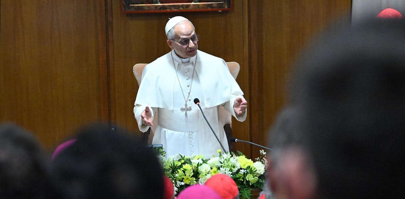 Pope Leo warns of AI’s risks to humanity in his first encyclical