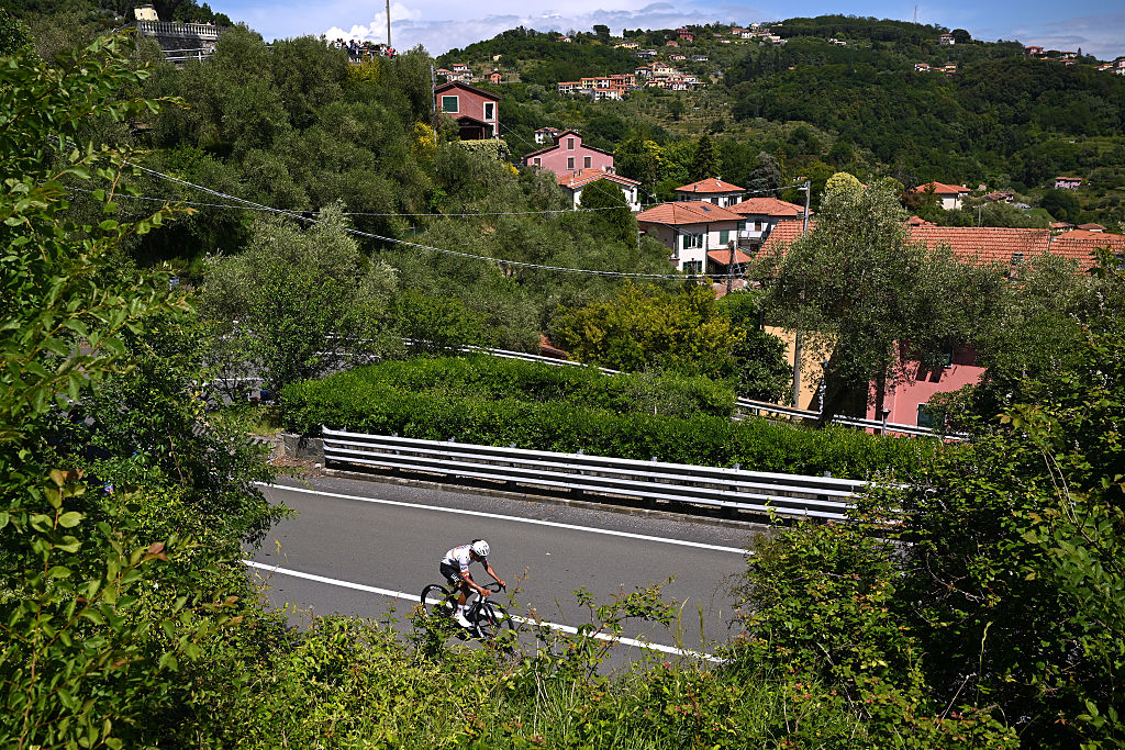 CHIAVARI, ITALY - MAY 20: Jhonatan Narvaez of Ecuador and UAE Team Emirates - XRG competes during the 109th Giro d&amp;apos;Italia 2026, Stage 11 a 195km stage from Porcari to Chiavari / #UCIWT / on May 20, 2026 in Chiavari, Italy. (Photo by Dario Belingheri/Getty Image)