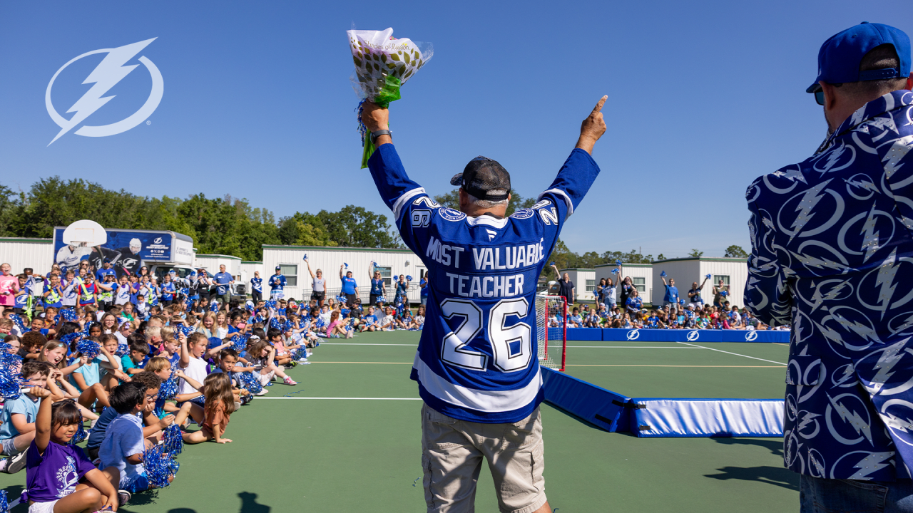 Love of hockey, community earns Lightning nominee Scott Tassone NHL teacher award