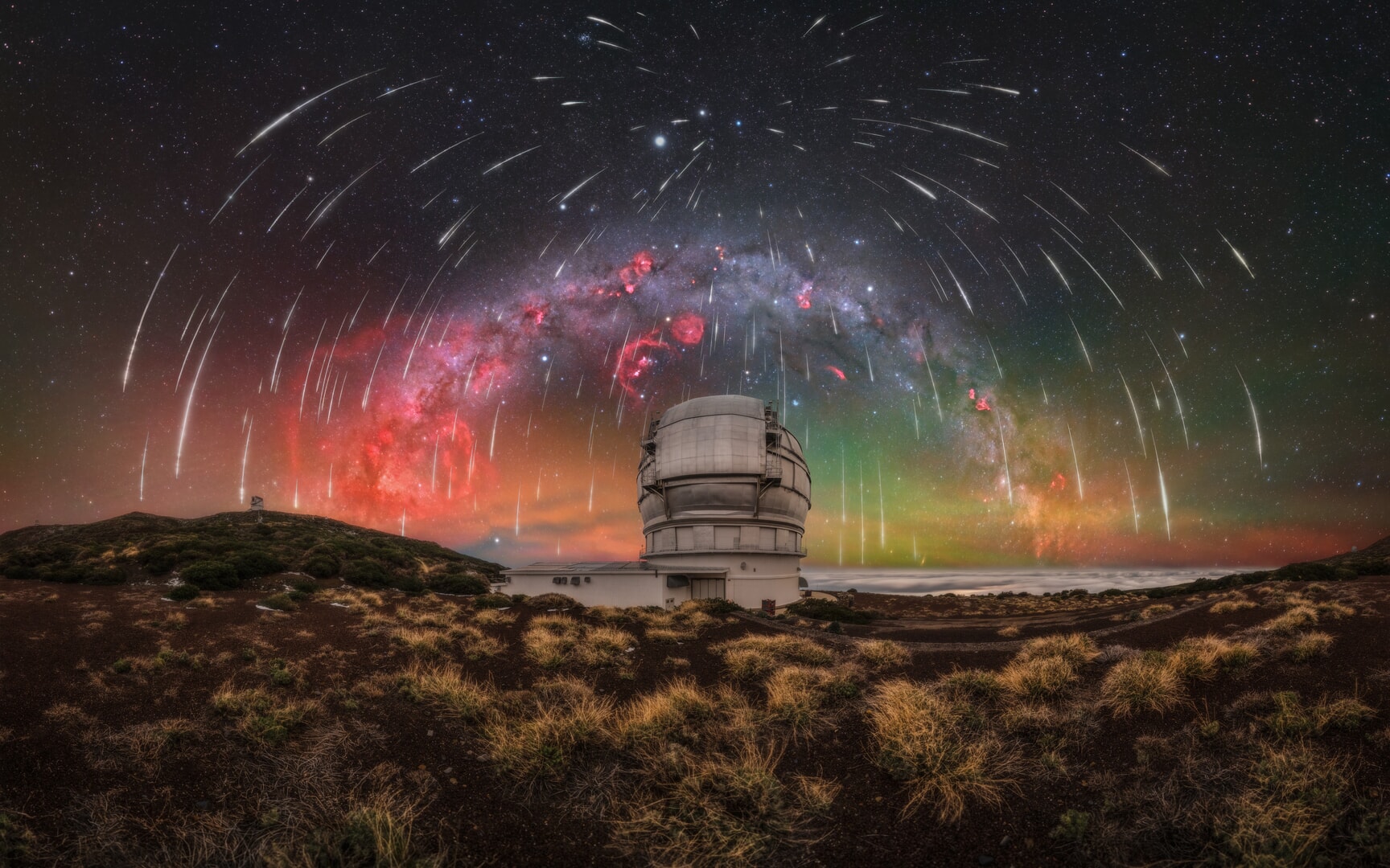 Geminid Symphony Over La Palma