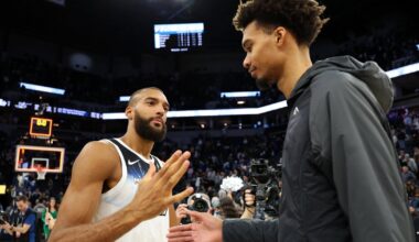 Countrymen Rudy Gobert, Victor Wembanyama meet in playoffs for first time as Wolves take on Spurs