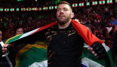 Dricus du Plessis celebrates Sean Strickland beating Khamzat Chimaev:  ‘I guess this makes me world champion again’