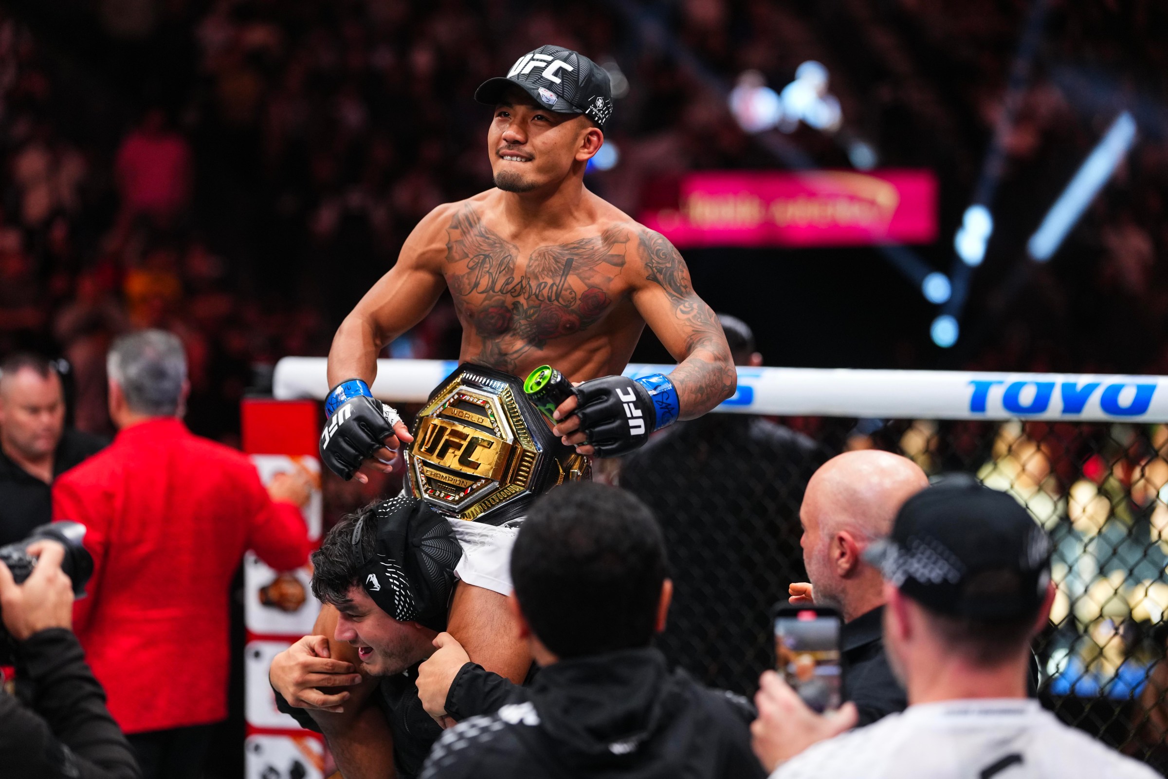 Joshua Van defends his title for the first time at UFC 328.