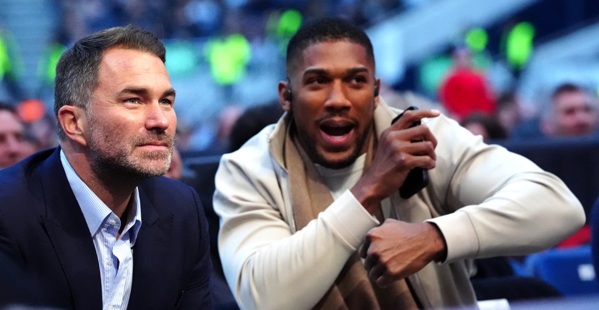 Eddie Hearn looks forward to Anthony Joshua vs Tyson Fury