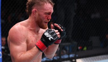 Coach reacts after JDM’s UFC Perth stoppage loss