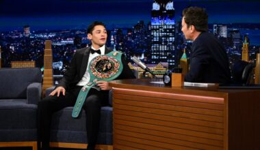 Ryan Garcia announces Conor Benn fight on Jimmy Fallon’s show