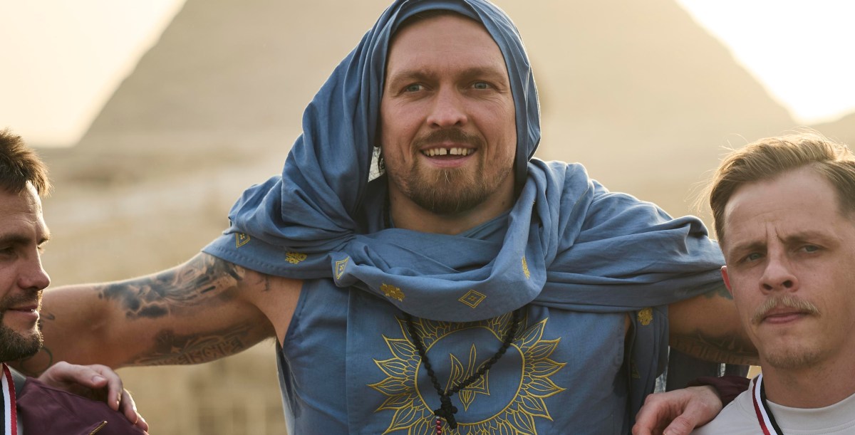 Oleksandr Usyk looks forward to fighting in front of Egyptian pyramids