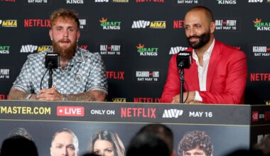 Jake Paul reacts to Dana White announcing Conor McGregor’s comeback during MVP MMA card: ‘The cokehead is back!’