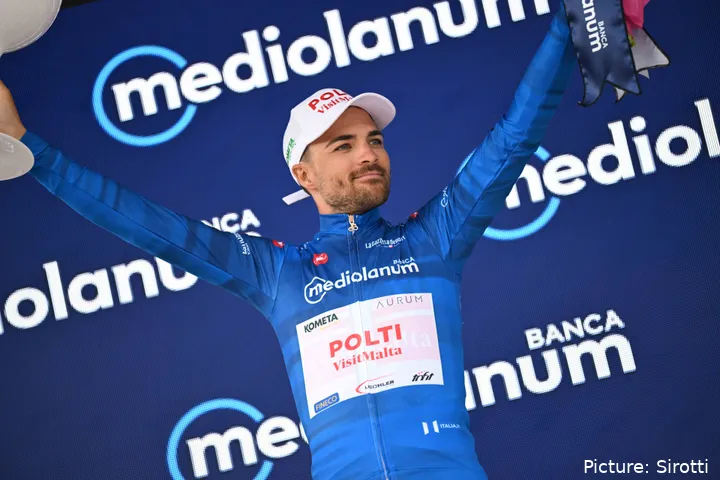 Diego Pablo Sevilla at stage 3 of the 2026 Giro d'Italia