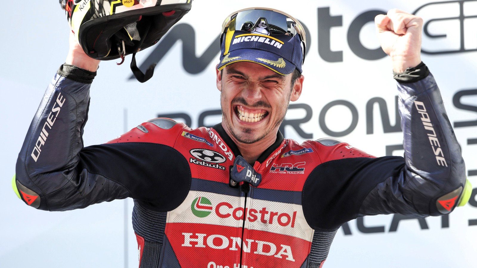 Joan Mir, podium, 2025 Malaysian MotoGP.